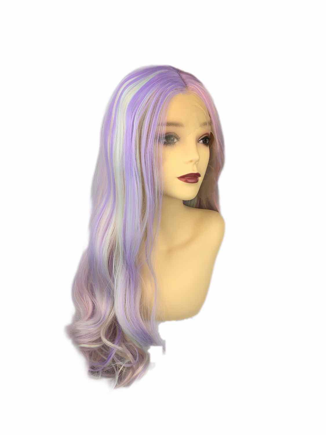 Pastel｜Synthetic Swiss Lace Front Wig 13*4 Mirrorpass.com