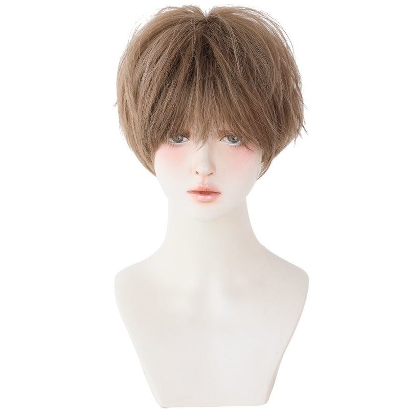 （Simple Packed) K-pop | rose cap heat-resistant wig