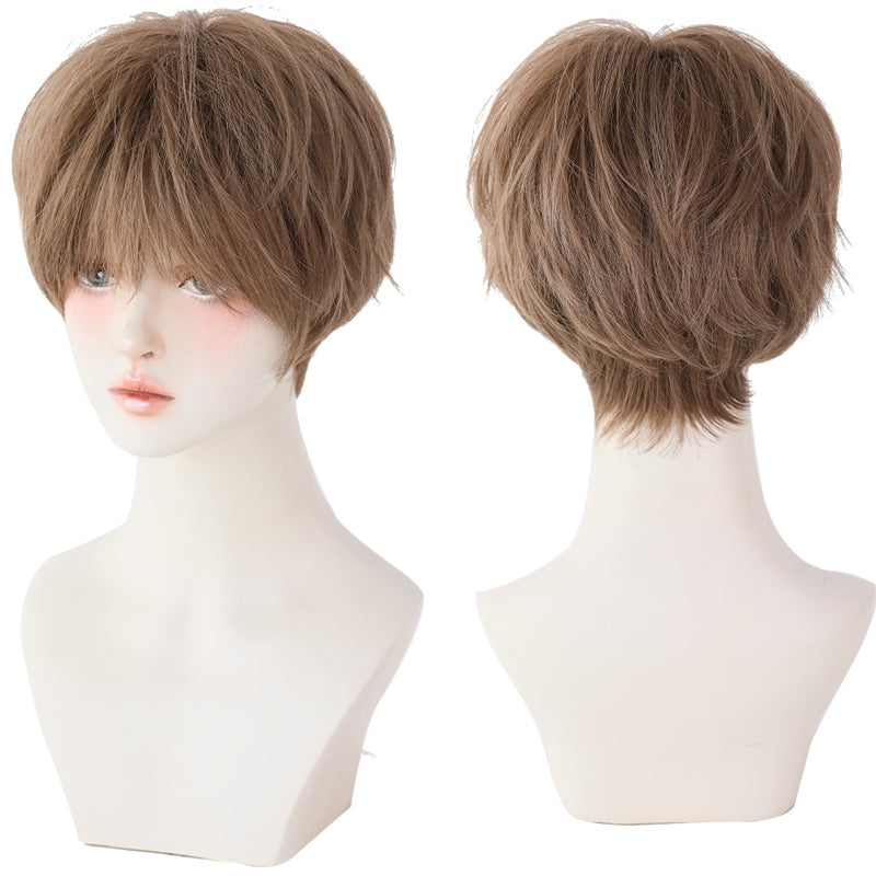 （Simple Packed) K-pop | rose cap heat-resistant wig