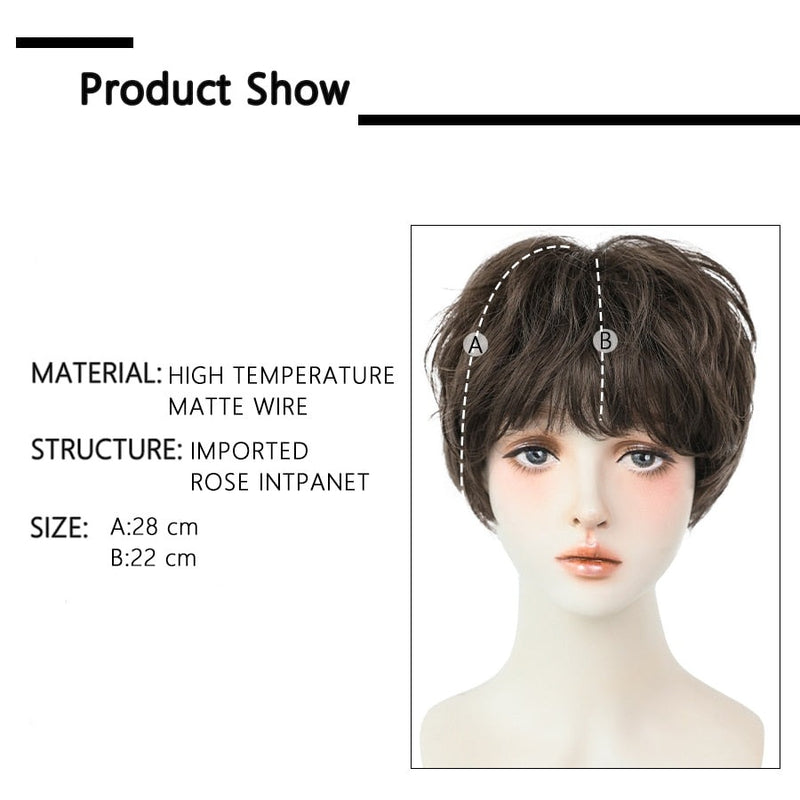 （Simple Packed) K-pop | rose cap heat-resistant wig