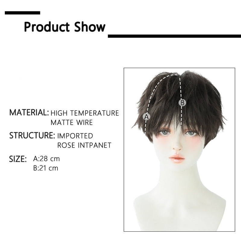 （Simple Packed) K-pop | rose cap heat-resistant wig