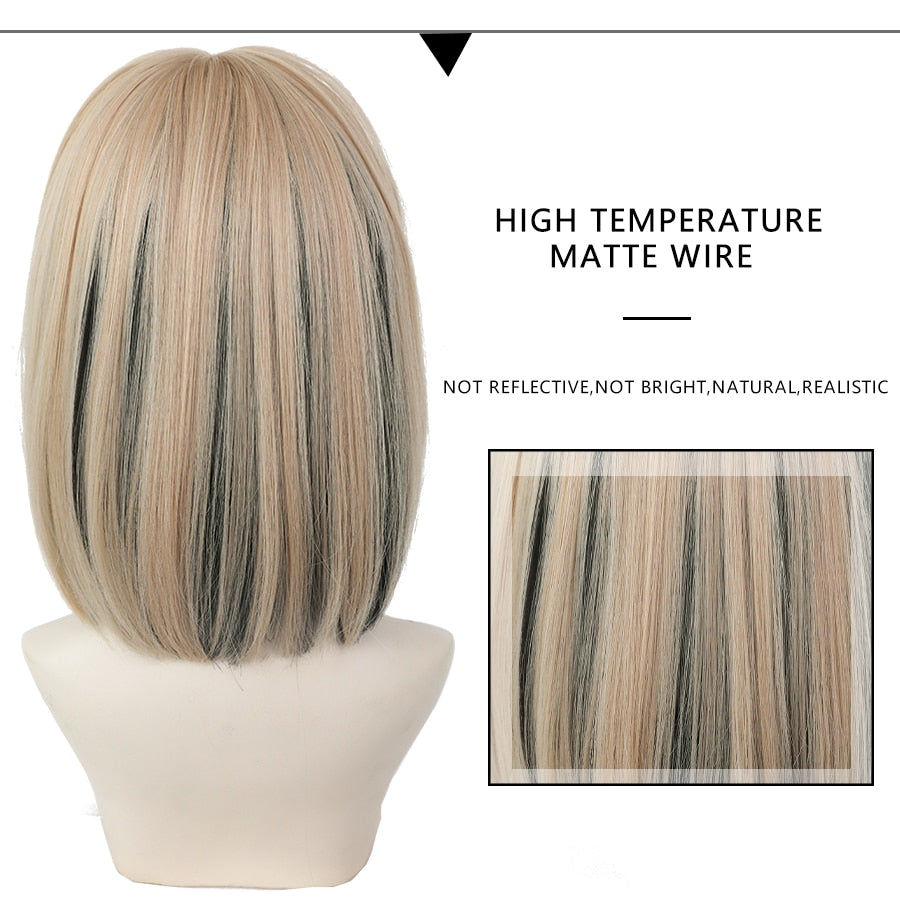 (Free Shipping) Lisa Bob | Rose Cap Heat-resistant Wig