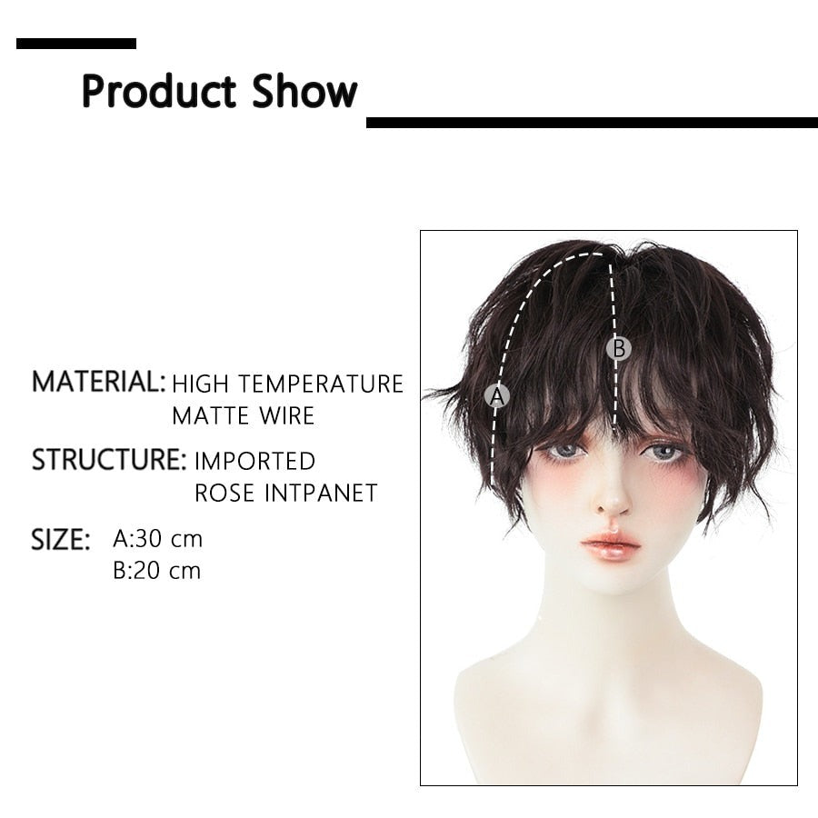 (Free Shipping) K-pop | rose cap heat-resistant wig
