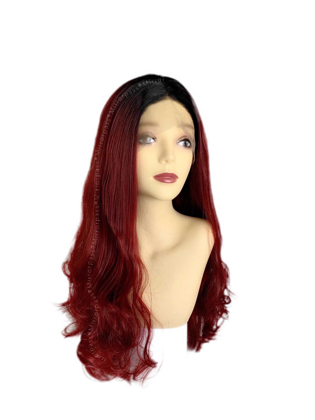 Diva｜synthetic swiss lace front wig