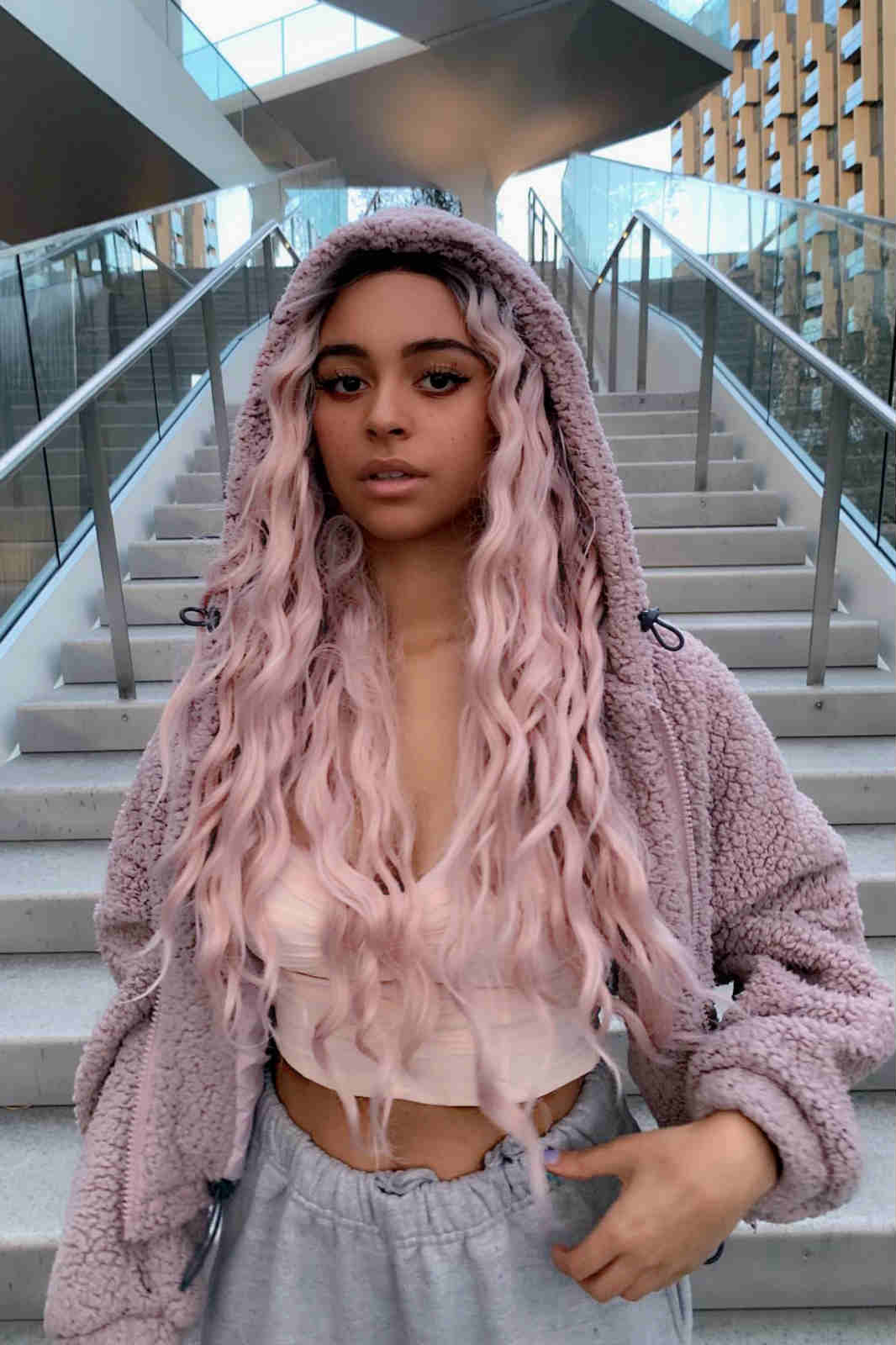 Flamingo｜Synthetic Swiss Lace Front Wig Mirrorpass.com