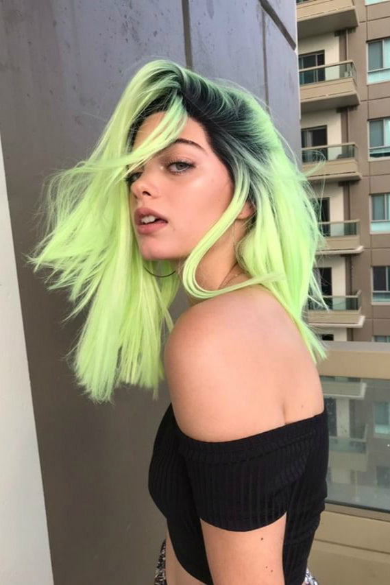 Kylie J｜Synthetic Swiss Lace Front Wig Mirrorpass.com