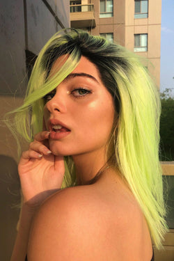 Kylie J｜Synthetic Swiss Lace Front Wig Mirrorpass.com