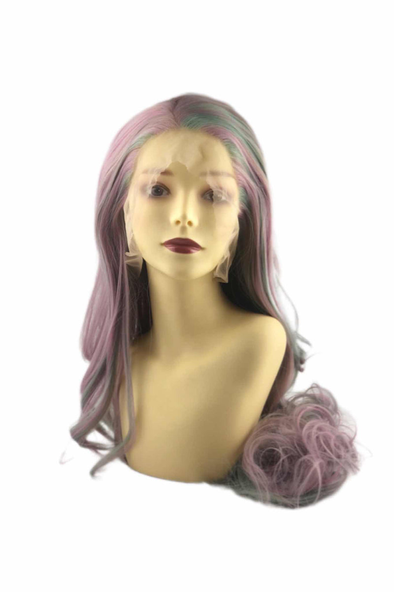 Aurora｜Synthetic Swiss Lace Front Wig