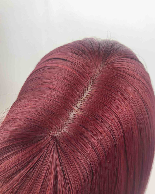 Lisa red  | rose cap heat resistant wig