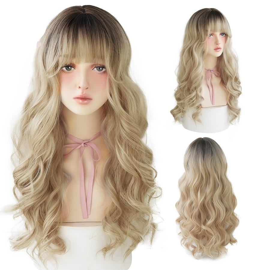 (Free Shipping) Jamie | ROSE CAP HEAT RESISTANT WIG