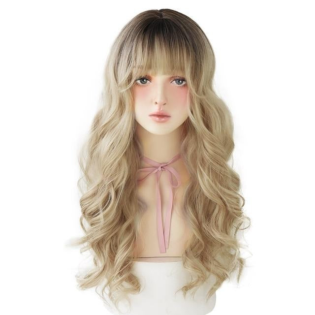 (Free Shipping) Jamie | ROSE CAP HEAT RESISTANT WIG