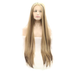 (Simple Pakced) Emma | Synthetic swiss lace front wig