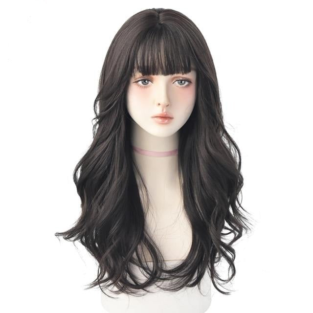 (Free Shipping)  Lisa The Show | ROSE CAP HEAT RESISTANT WIG