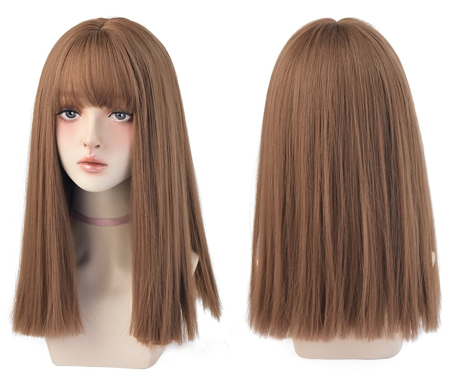 (Free Shipping) Japanese doll | rose cap heat resistant wig