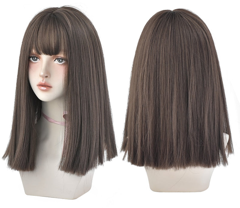 (Simple packed) Japanese doll | rose cap heat resistant wig
