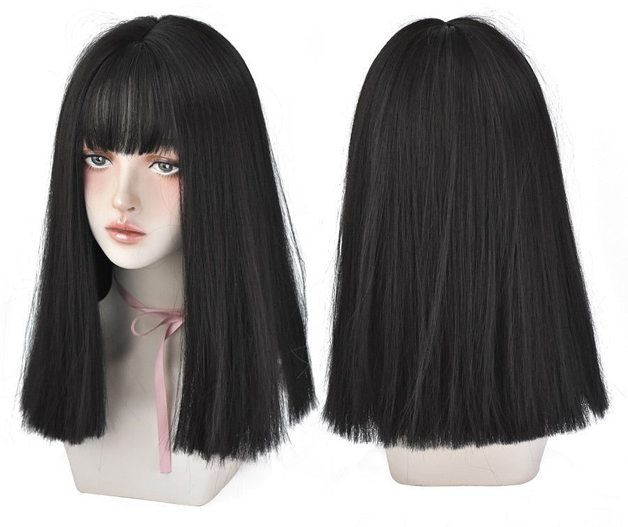(Free Shipping) Japanese doll | rose cap heat resistant wig