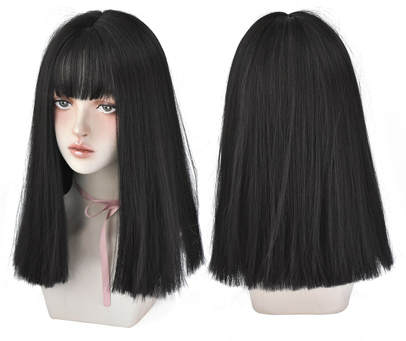 (Simple packed) Japanese doll | rose cap heat resistant wig