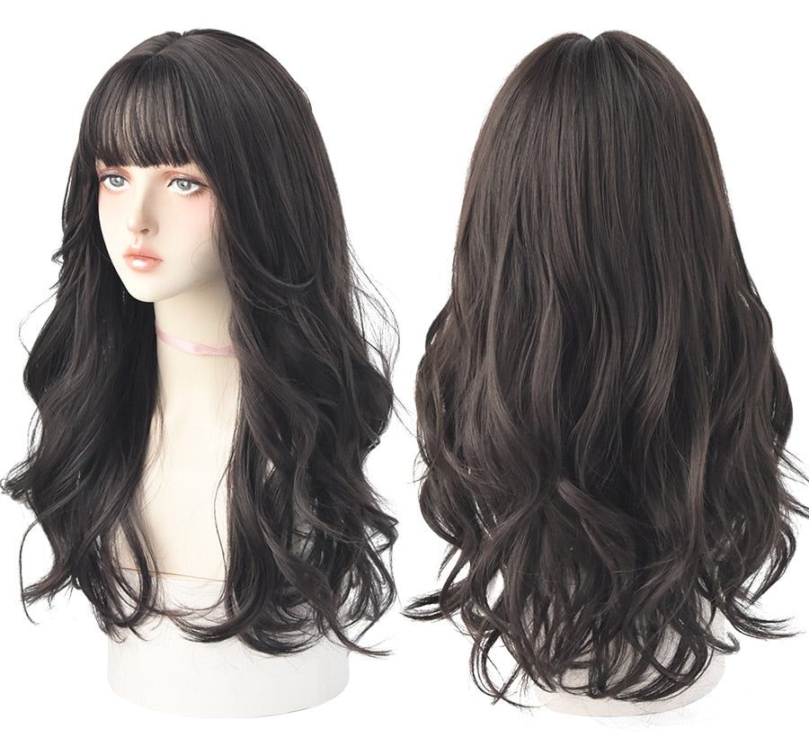 (Free Shipping)  Lisa The Show | ROSE CAP HEAT RESISTANT WIG