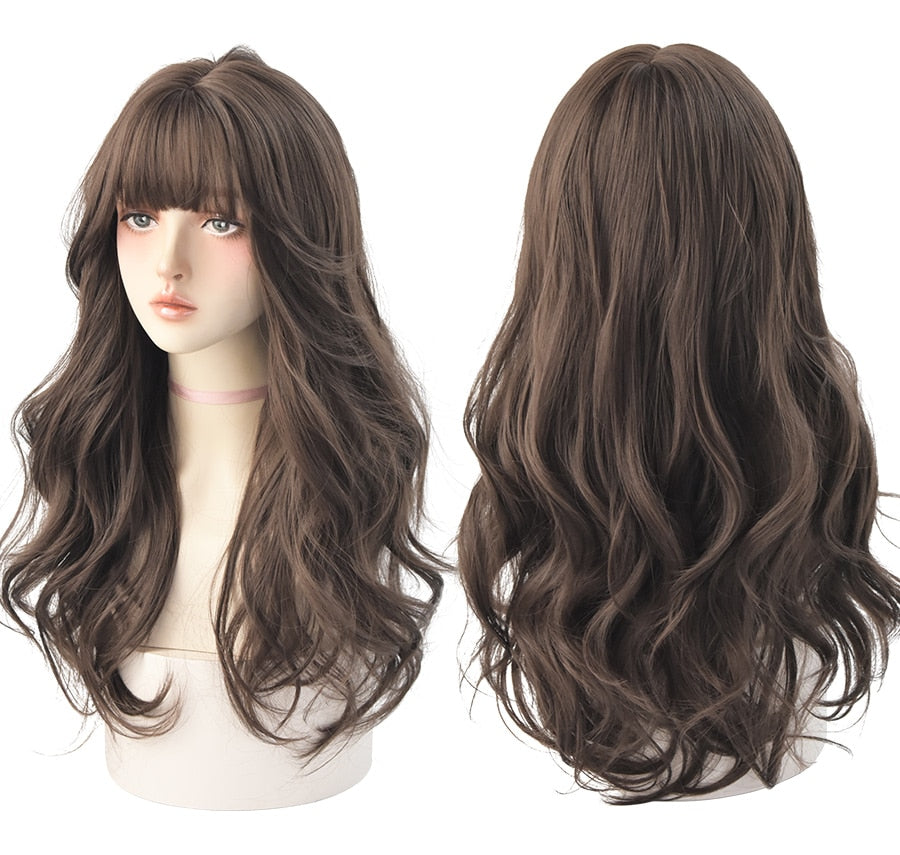 (Free Shipping)  Lisa The Show | ROSE CAP HEAT RESISTANT WIG