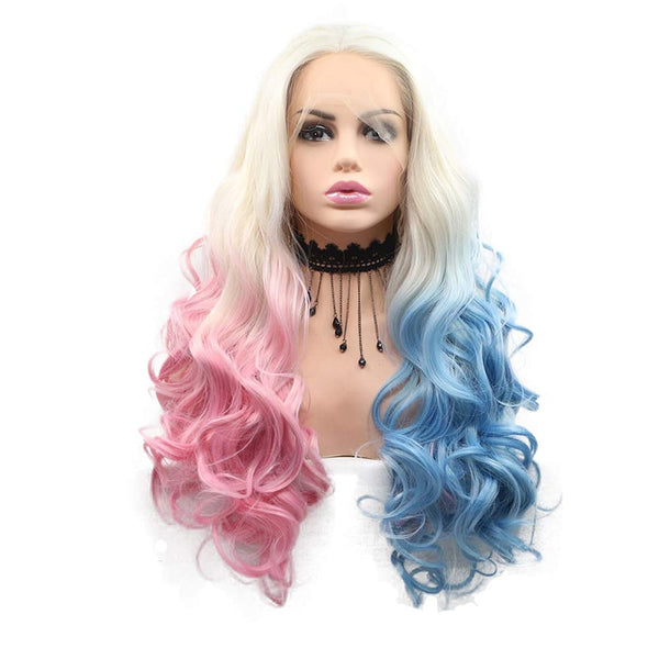 (Simple Packed) Harlie Quinne｜Synthetic Swiss Lace Front Wig