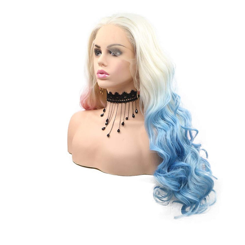 (Simple Packed) Harlie Quinne｜Synthetic Swiss Lace Front Wig