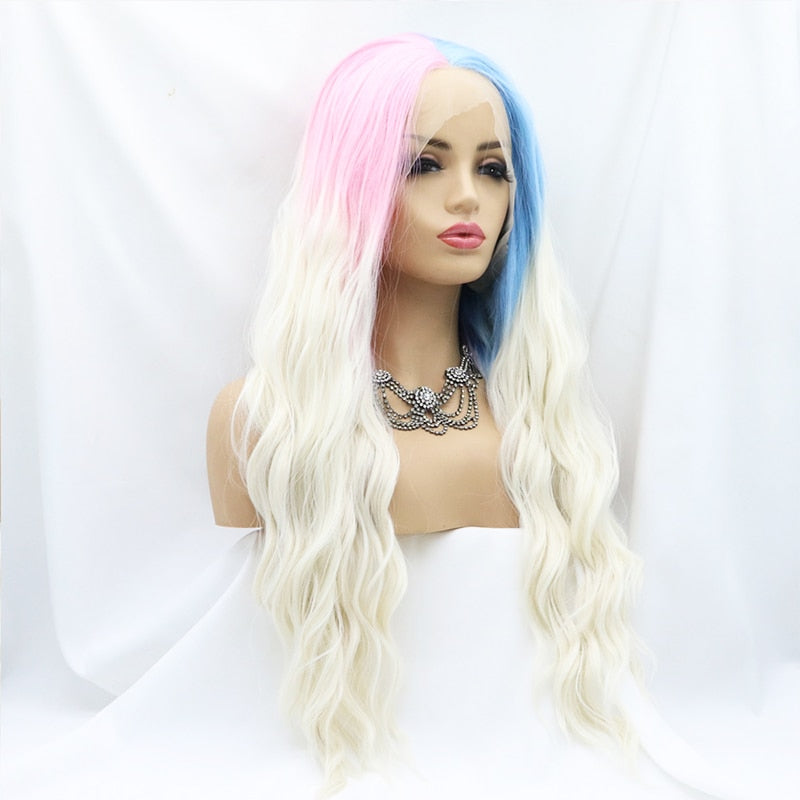 (Simple Packed) Harlie Quinne｜Synthetic Swiss Lace Front Wig