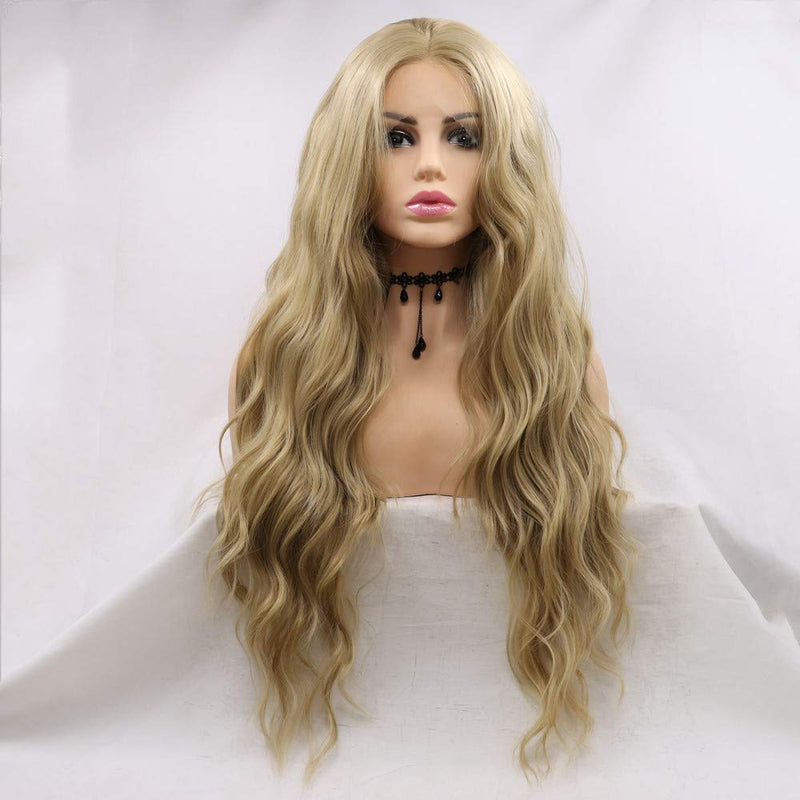 (Simple packed) Milk Punch | Synthetic swiss lace front wig