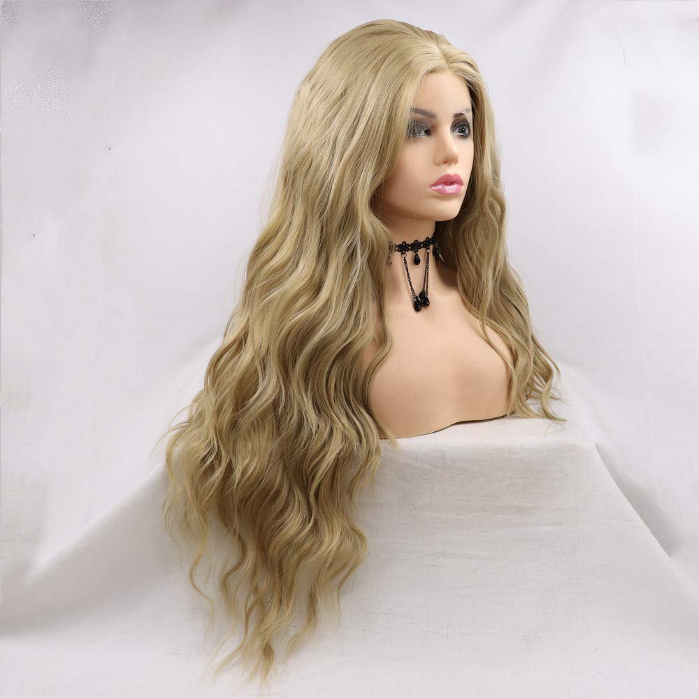 (Free Shipping) Milk Punch | Synthetic swiss lace front wig