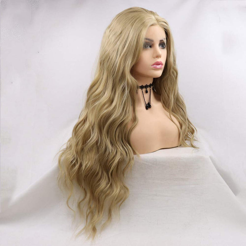 (Simple packed) Milk Punch | Synthetic swiss lace front wig