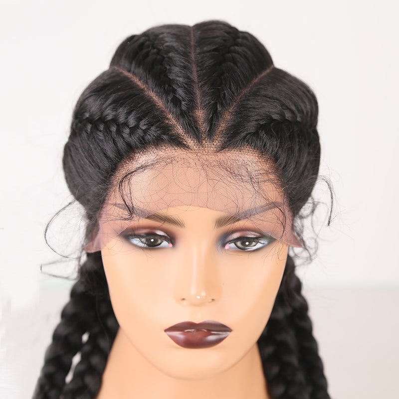 (Simple Packed) Aliyah | synthetic swiss lace front wig