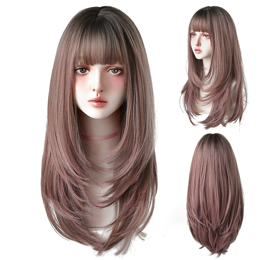 (Free Shipping) Sweet Jubilee | rose cap heat resistant wig