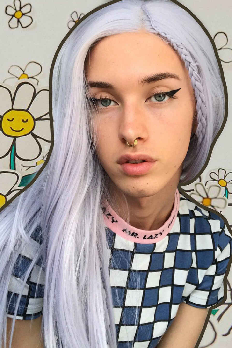 The Crown｜Synthetic Swiss Lace Front Wig mirrorpass.com