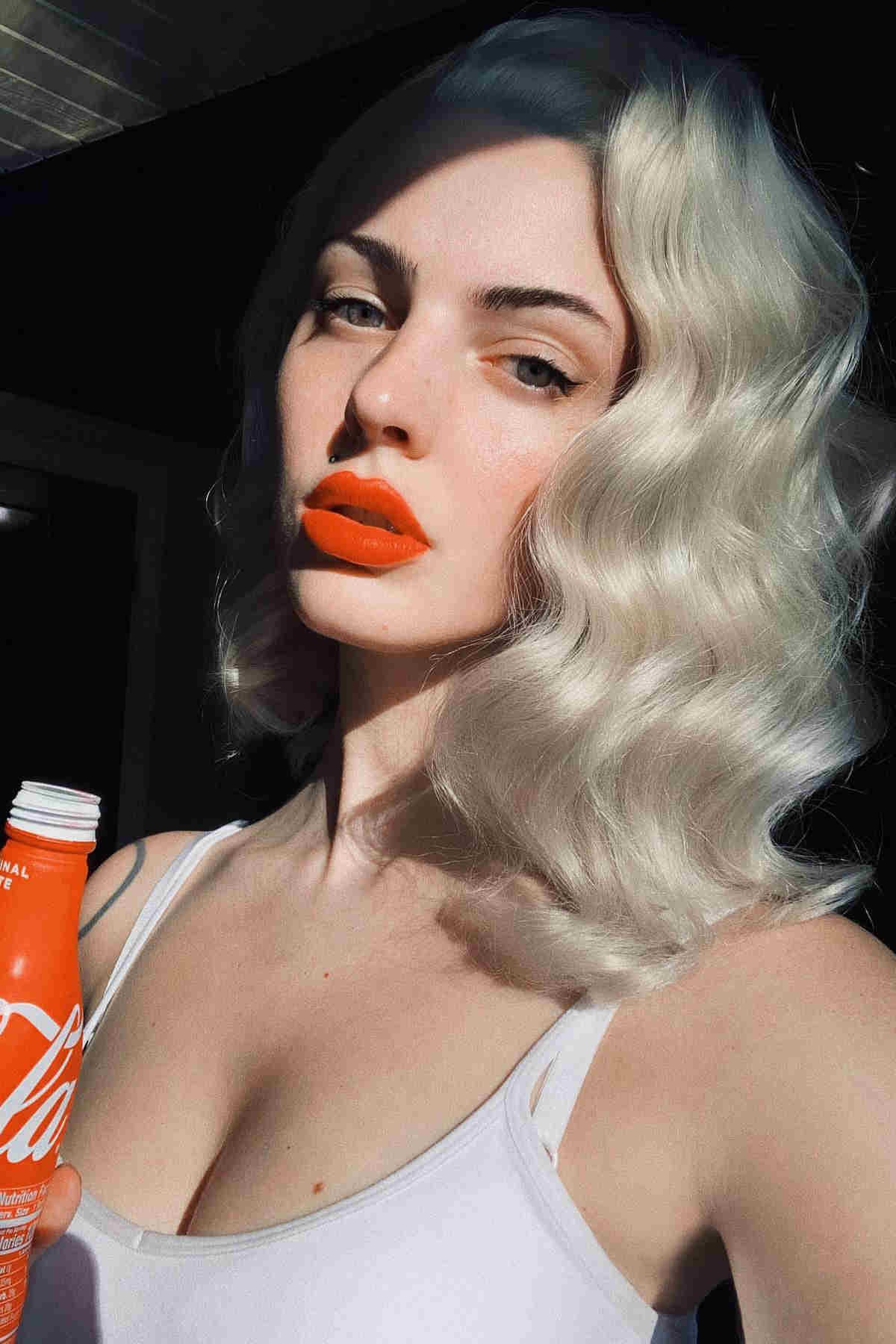 Danvers｜Synthetic Swiss Lace Front Wig Mirrorpass.com